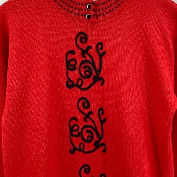 VINTAGE WOOL BLEND CROPPED SWEATER - Picture 2 of 11